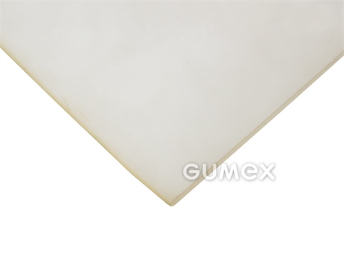 Polyurethanplatte PU100, 3mm, Breite 1000x2000mm, 40°ShA, PU, -30°C/+80°C, transparent, 